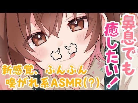 【ふんふんASMR】鼻息でもキミを癒してみたい...のです!(ネタ動画)[I want to heal you even with my Nose breath.]