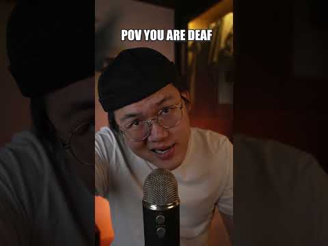 asmr for deaf people #asmr