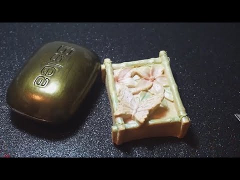 Asmr | Soap Cutting | Inaudible Whispering | Layered Sounds | Binaural | Satisfying