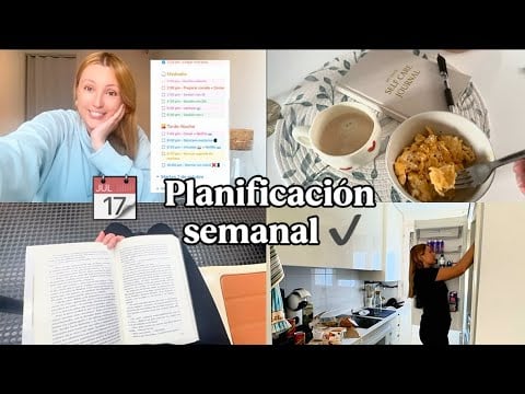 Vlog de PLANIFICACIÓN Semanal: así me Organizo para ser más Productiva ✔️