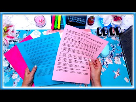 ASMR | Office Sounds | Paperwork | Writing | Stamping | Highlighting | Typing | No Talking