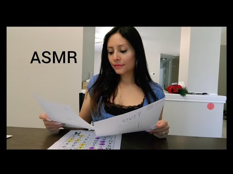 ASMR: Organizing / sorting papers and magazine page turning  (lots of paper sounds)