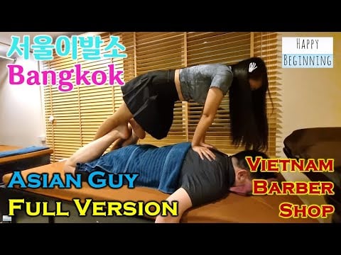 Vietnamese Barber Shop 2022  Asian Guy FULL VERSION - Seoul (Bangkok, Thailand)