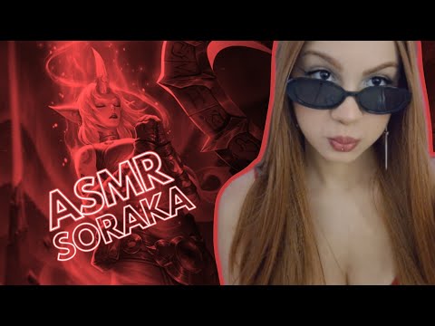 Tiltado? Deixa que a Soraka resolve no sussurro e no W ♡ League of Legends ASMR