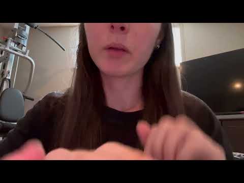 ASMR Mouth Sounds and Hand Movements
