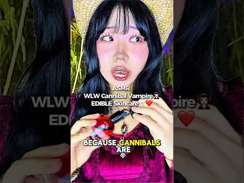 ASMR Vampire “friend” doing tasty skincare❓#asmr #asmrvideos #asmrroleplay #horrorasmr #asmrsounds