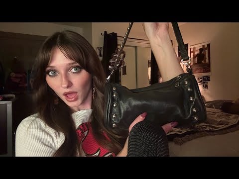 ASMR What’s In My Bag (Tapping, Whispered Rambles)