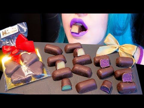 ASMR: Marzipan Chocolates & Red Kirschwasser Marzipan | German Marzipan 🍭 ~ Relaxing [No Talking|V]😻