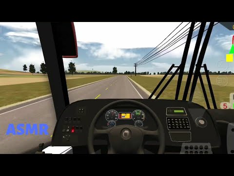 (ASMR PORTUGUÊS) GAMEPLAY MOTORISTA DE ÔNIBUS DE VIAGEM| SOFT SPOKEN