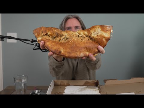 ASMR Let's Eat Vegetable Stromboli