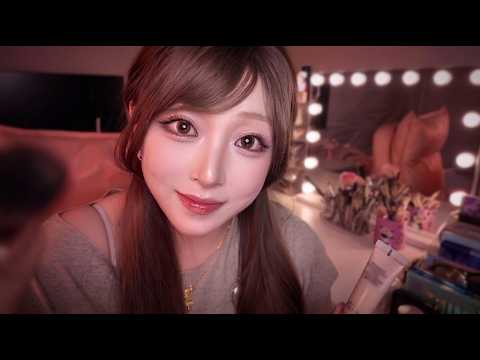 ASMR Rich Tsundere Bestie Does Your Makeup 💄 You're Her Only Friend | Roleplay