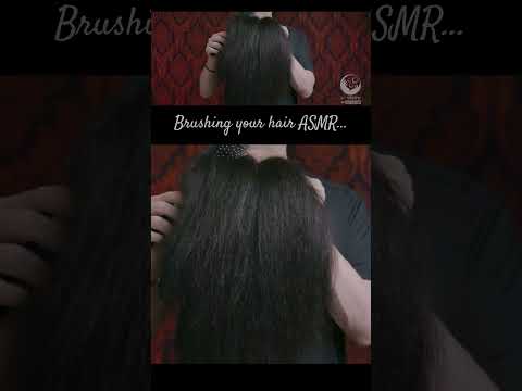 Brushing your hair #ASMR #asmrsleep #asmrhairbrushing