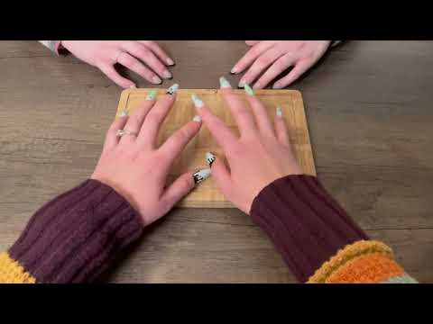 Chaotic then Calm - Deep Sounds for your Earholes | Long Nail ASMR with my Bestieeee