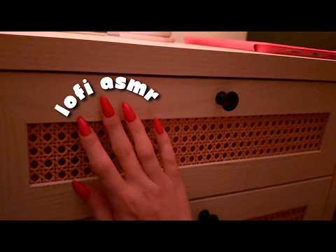 Lofi ASMR on My Nightstand 🌙 Camera Tapping, Scratching, & More!