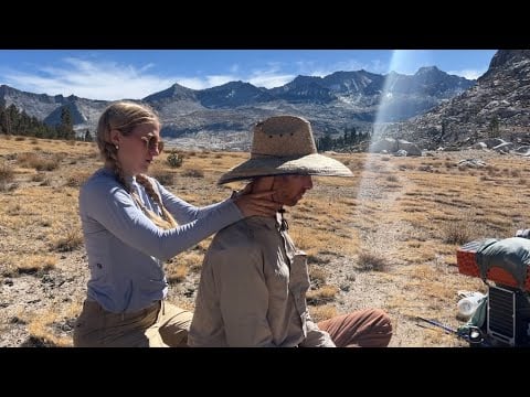 ASMR Personal Attention While Backpacking in the Backcountry 