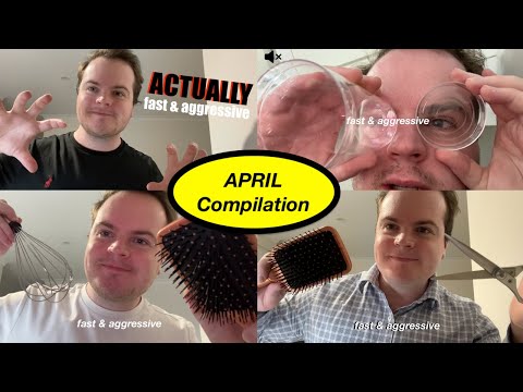 Fast & Aggressive ASMR Multiple Assortment (Haircut, Tapping & Scratching, Unpredictable Triggers)
