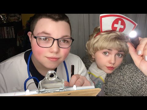 ASMR At Home Doctor Visit + Nurse Tilly | Medical Exam • Typing • Latex Gloves • Writing