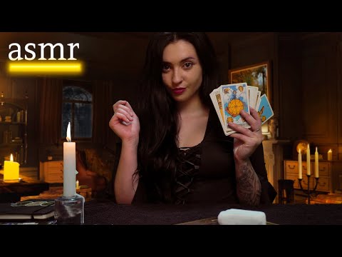 ASMR Roleplay Tarotista | ASMR Cozy (Susurros, Inaudible, Lectura de Tarot)