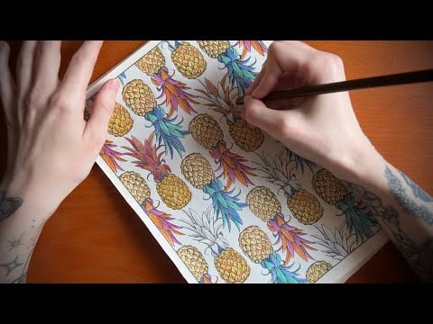 ASMR | Coloring + Soft Spoken Chit-Chat