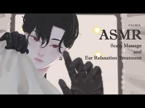 ୨୧⊹ASMR⊹୨୧ scalp MASSAGE and EARS CLEANING by beginner beautician｜no talking｜