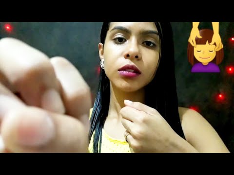 ASMR HIDRATANDO, MASSAGEANDO SEU CABELO ATÉ VOCÊ DORMIR