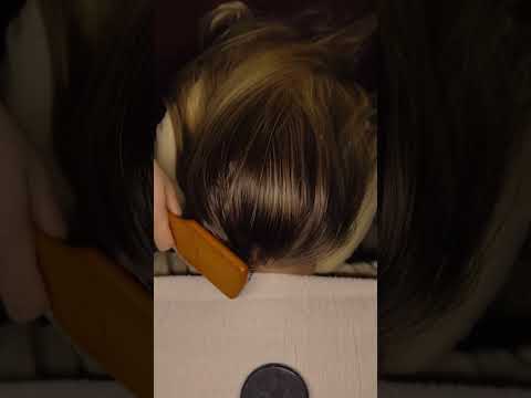 whole video or it doesn’t count!! #asmr #relax #asmrmassage #hairbrushing
