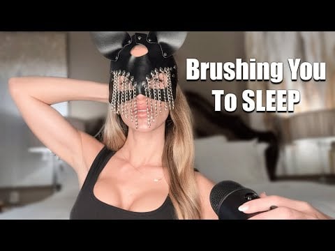 Your Girlfriend Brushes You into a DEEP SLEEP (ASMR Brushing, scratching sounds)