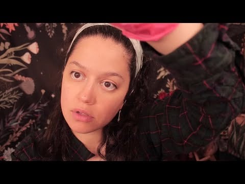 ASMR~ Palpating and Massaging Your Face