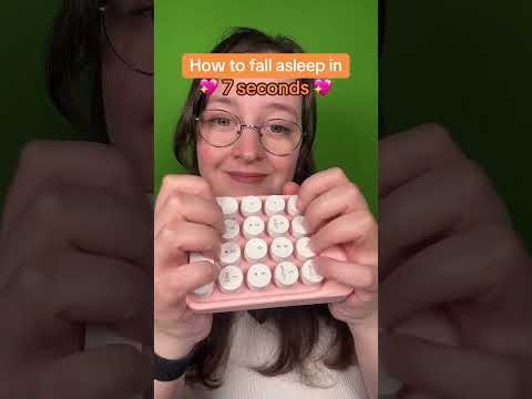 How to fall asleep in 7 seconds #asmr #asmrsounds #asmrrelax #asmrtingles #asmrsleep #relax