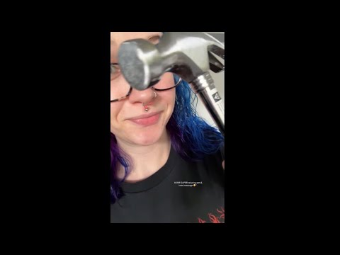 ASMR SUPER relaxing arm & head massage 😌🔨