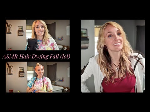 ASMR | Come Dye my Hair With me 😁