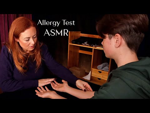 ASMR Allergy Testing Appointment 🌟 Real Person, Arms, Brushing, Bottles