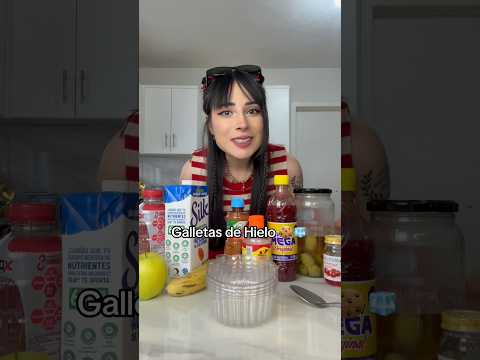 Galletas de hielo 🧊 #asmr #recipe #receta #galleta