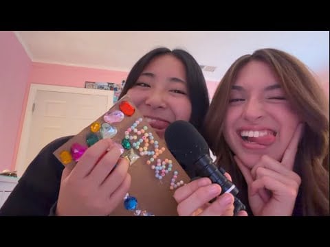 LIV & KAY MAKE ASMR BOARD! 💕