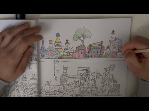 ASMR - I color duh book (drawing/tracing)