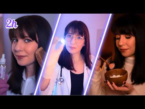 ASMR • 2H pour dormir (Roleplay Médecin, Spa & Head Spa) • FR