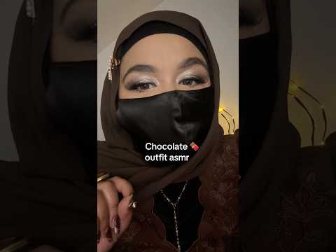 ASMR - chocolate outfit ✨🍫 #asmr #asmrshorts