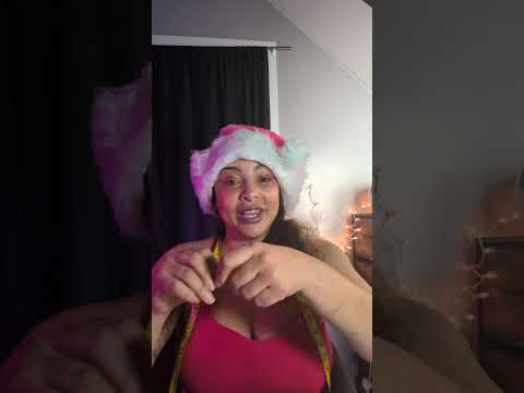 Quick ASMR Elf Hat Fitting (measuring)