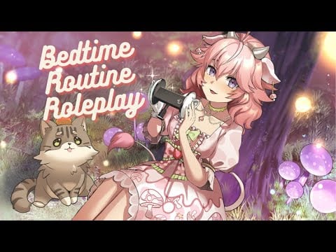 [3DIO ASMR] Guided Bedtime Routine (VTuber)