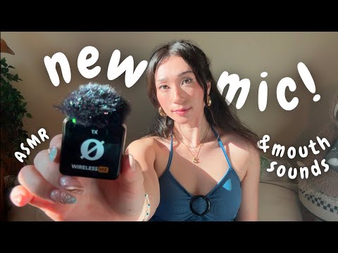 ASMR Unboxing & Testing My New RØDE Wireless ME Mic (Wet Mouth Sounds & Rambling)