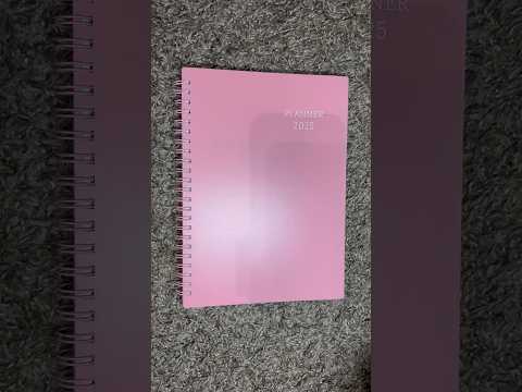 ASMR Tapping On A 2025 Planner | No Talking #ASMR #Shorts