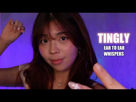 ASMR Soft Whispers Ear To Ear Trigger Words!