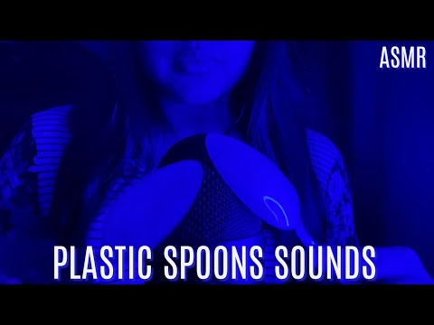 ASMR Plastic Spoons On The Microphone (No Talking)