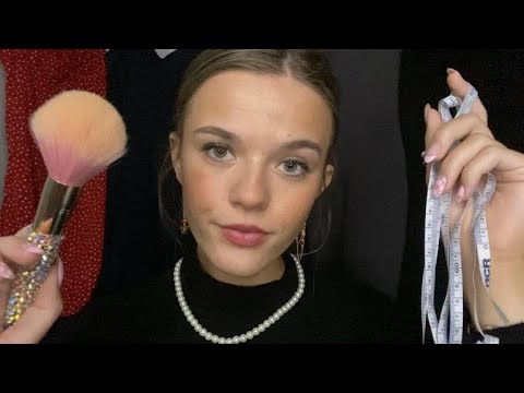 ASMR French Fashion Designer Gets You Ready For The Runway ✧*