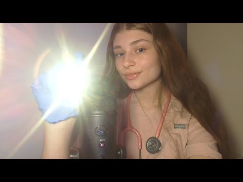 ASMR Night Nurse Checks on You (Heartbeat Sounds)