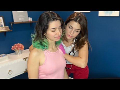 [ASMR] Cranial Nerve Exam & Shoulder Injury (Acupressure Joint Therapy)