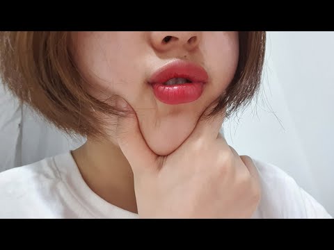 [ASMR] mouth sound/lip sound/tongue/no talking/입소리/노토킹/나름 어두운 화면