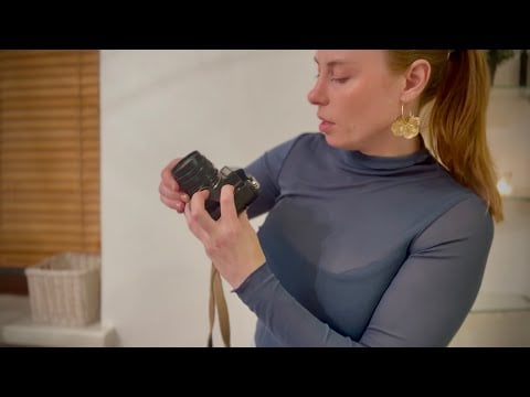 asmr camera shop roleplay personal attention | testing cameras