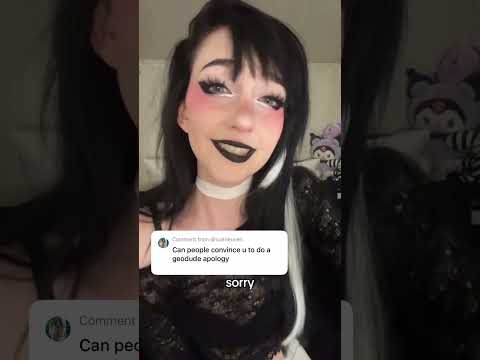 I WON'T apologize 😤 || #asmr #asmrshorts #altgirl #gothgirl #geodude