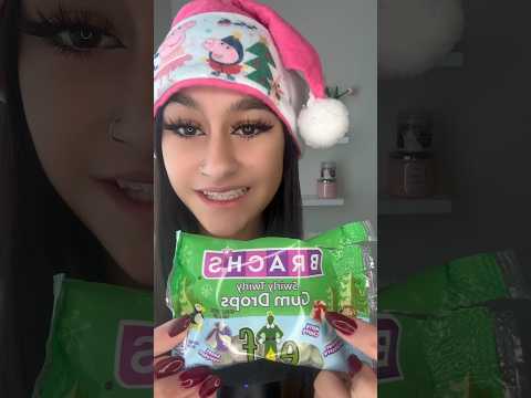 ASMR| Trying Christmas candy! Part 3.. #asmr #asmrsounds #shortsfeed #viral #shorts #asmreating